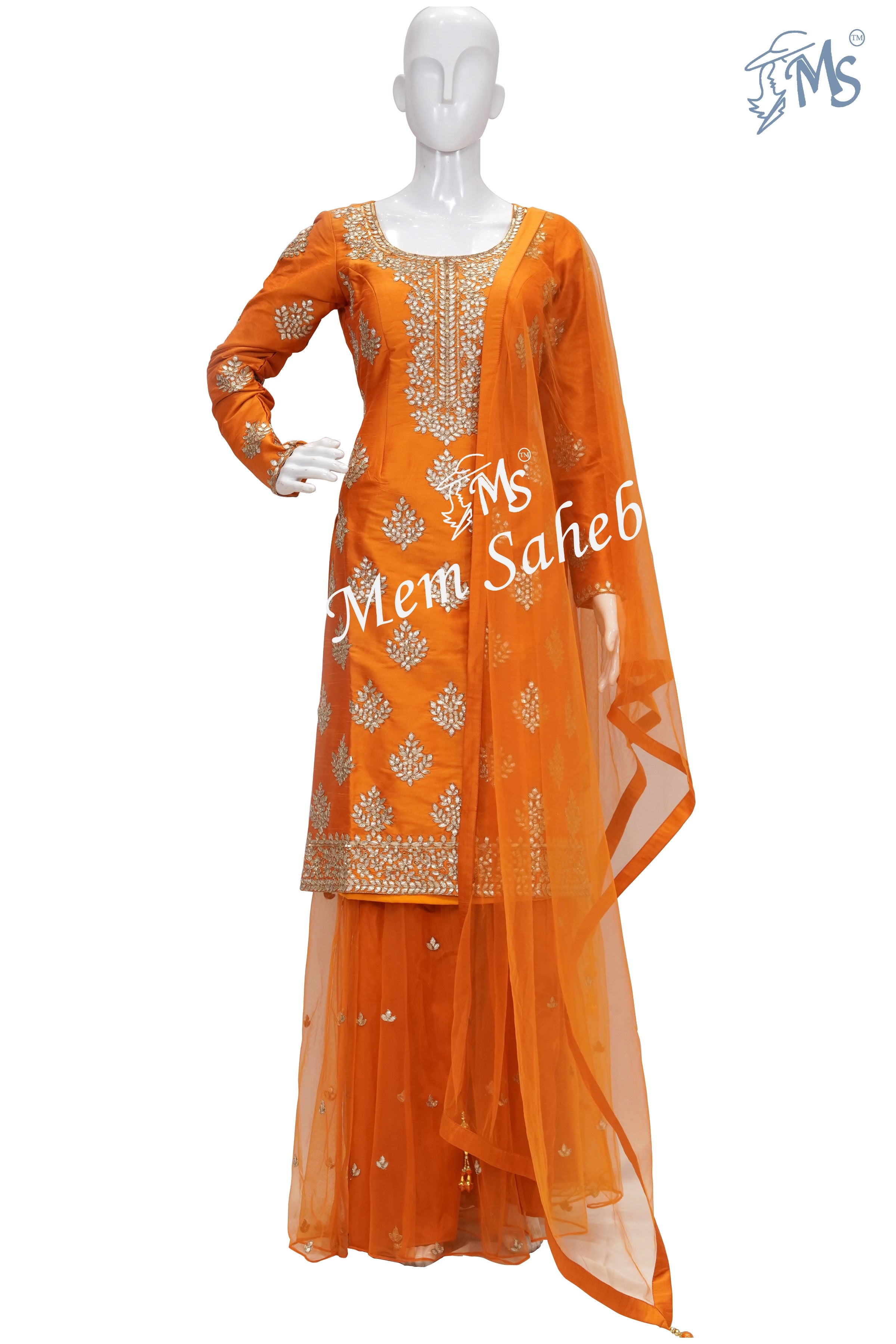 gota dress design Pakistani Gota Work