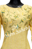 Kurti Set Cotton with Mirror and Thread Embroidery having Contrast Pant