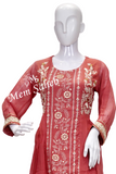 Kurti Set Georgette with Chikankari work having Contrast Pant