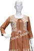 Kurti Onion Pink with Attach Jacket having chikankari work