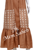 Kurti Onion Pink with Attach Jacket having chikankari work