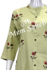 Kurti Set Cotton Floral print Top with Contrast palazzo