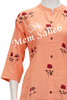 Kurti Set Cotton Floral print Top with Contrast palazzo
