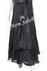 Anarkali Steel Grey Designer Wear with Cowl and Attach Dupatta