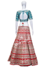 Bridal Wear Ghagra Choli Multi Colour with Gota patti and Stone work