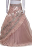 Kids Ghagra Choli Onion Pink Designer Blouse and Multi Layer Stylish Skirt