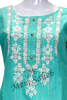 Kurti Silk Sea Green with Pearl work and Bell Sleeves