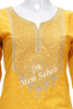 Kurti Yellow Silk with zari and Sequin work