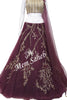 Crop Skirt Wine Nett with Designer Blouse having Fancy Dupatta and Skirt