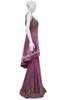 Indo Western Fuchsia Asymmetrical Designer Top with Gharara Pant