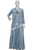 Kurti Light Grey Pure Georgette Designer with Jacket