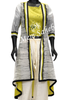 Kurti Set Multi Crop Top with Trendy Jacket and Palazzo Pant