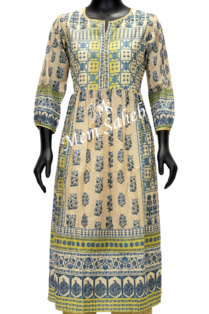 Ready to Wear, Women's Stitched Kurti, Embroidered Kurti, Women's Printed  Tunic, Women's Frock Style Shirt, Peplum Style Top. - CartHazir