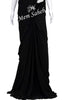 Saree Black drape style with designer Embellished coal black Blouse